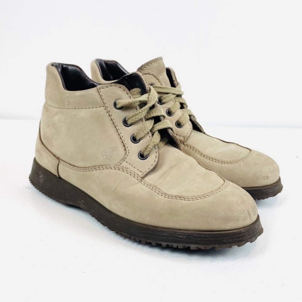 Hogan Leather Lace Up Shoes